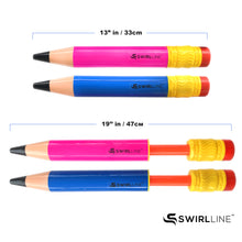 Load image into Gallery viewer, Water Blaster Toy 2 Pack – Water Gun Soaker for Kids 13-19’’ – Water Shooter Squirter for Summer Outdoor Party Pool Beach – Pump Gun – Pencil Shape