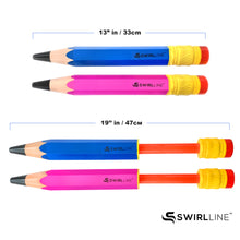 Load image into Gallery viewer, Water Blaster Squirter Pool Toys – 2 Pack Water Shooter Soaker for Kids 13-19’’ – Summer Outdoor Party Beach – Pump Squirt Guns – Pencil Shape