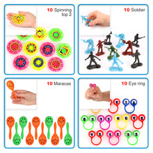Load image into Gallery viewer, S SWIRLLINE Party Favors Kids Pinata Filler- 122 PCS Carnival Prizes Toys Bulk Assortment - Boys Girls Birthday Easter Egg Filler - Treasure Box Chest