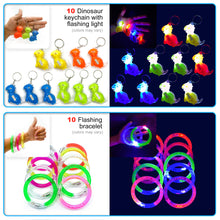 Load image into Gallery viewer, S SWIRLLINE Glow in The Dark Party Favors - 70 PCS Bulk Toys for Kids Party Favors Goodie Bags Stuffers - Light Up Accessories for Halloween Christmas
