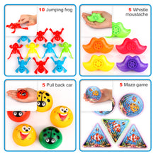 Load image into Gallery viewer, S SWIRLLINE Party Favors Kids Pinata Filler- 122 PCS Carnival Prizes Toys Bulk Assortment - Boys Girls Birthday Easter Egg Filler - Treasure Box Chest