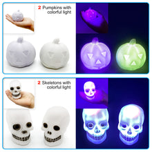 Load image into Gallery viewer, S SWIRLLINE Halloween Party Favors Light Up 42PCS - Bulk Toys Assortment Bucket Stuffers Pinata Filler - Trick or Treat Trinkets For Kids Classroom Tr
