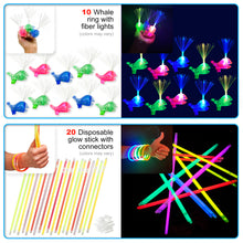 Load image into Gallery viewer, S SWIRLLINE Glow in The Dark Party Favors - 70 PCS Bulk Toys for Kids Party Favors Goodie Bags Stuffers - Light Up Accessories for Halloween Christmas