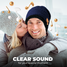Load image into Gallery viewer, Bluetooth Beanie Wireless Hat with Scarf – Headphone Beanie Hat with Upgraded Bluetooth 5.0 - Wireless Beanie Bluetooth Hat for Women Men Teens - Warm