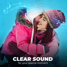 Load image into Gallery viewer, Bluetooth Beanie Wireless Hat with Scarf – Pink Headphone Beanie Hat with Upgraded Bluetooth 5.0 - Wireless Beanie Bluetooth Hat for Women - Warm Knit