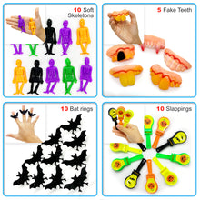 Load image into Gallery viewer, S SWIRLLINE Halloween Party Favors Bulk Toys Assortment 92PCS- Bucket Stuffers Pinata Filler - Halloween Treat Bags - Trick or Treat Toys Trinkets for