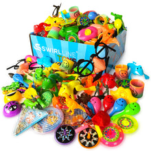 Load image into Gallery viewer, Party Favors Kids Pinata Filler- 200 PCS Carnival Prizes Toys Bulk Assortment - Boys Girls Birthday Easter Egg Filler - Treasure Box Chest Classroom