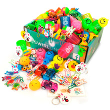 Load image into Gallery viewer, Easter Party Favors Trinkets Kids - Carnival Prizes Toys Bulk – Easter Basket Stuffers Fillers Toy Assortment – Easter Theme Egg Hunt Treats - Classro