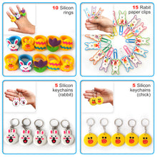 Load image into Gallery viewer, Easter Party Favors Trinkets Kids - Carnival Prizes Toys Bulk – Easter Basket Stuffers Fillers Toy Assortment – Easter Theme Egg Hunt Treats - Classro

