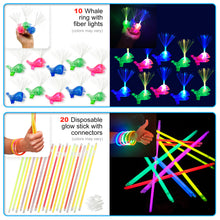 Load image into Gallery viewer, S SWIRLLINE Glow in The Dark Party Favors - 70 PCS Bulk Toys for Kids Party Favors Goodie Bags Stuffers - Light Up Accessories for Halloween Christmas
