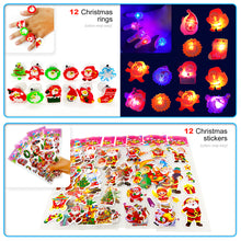 Load image into Gallery viewer, S SWIRLLINE Light Up Christmas Party Favors for Kids 55 PCS - Stocking Stuffers Bulk Small Toys for Kids Party Favors Goodie Bags Stuffers Treats - Pi

