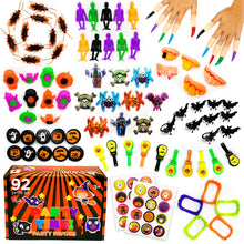 Load image into Gallery viewer, S SWIRLLINE Halloween Party Favors Bulk Toys Assortment 92PCS- Bucket Stuffers Pinata Filler - Halloween Treat Bags - Trick or Treat Toys Trinkets for
